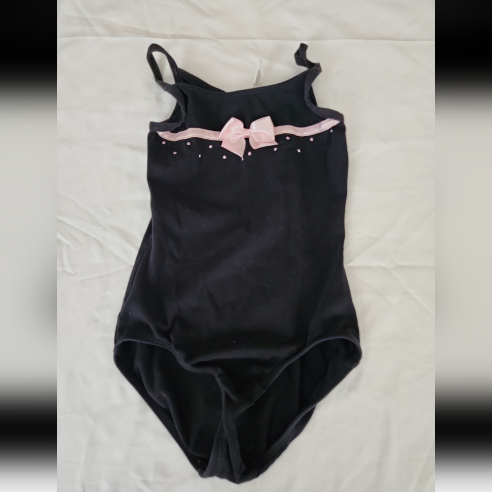 Moret girls size 6-7 black dance Leotard #BC1